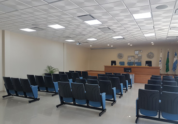 Techo con iluminación