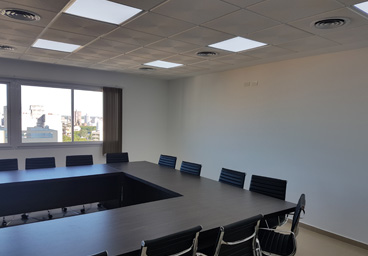 Techo con iluminación